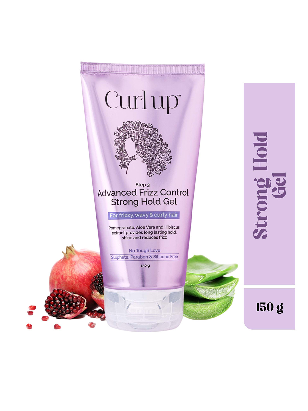 Curl Up Advanced Frizz Control Strong Hold Gel - 150g