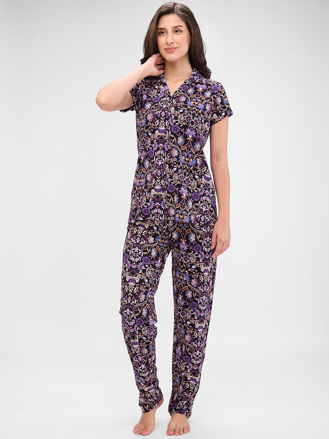 Juliet Women Printed Night suit