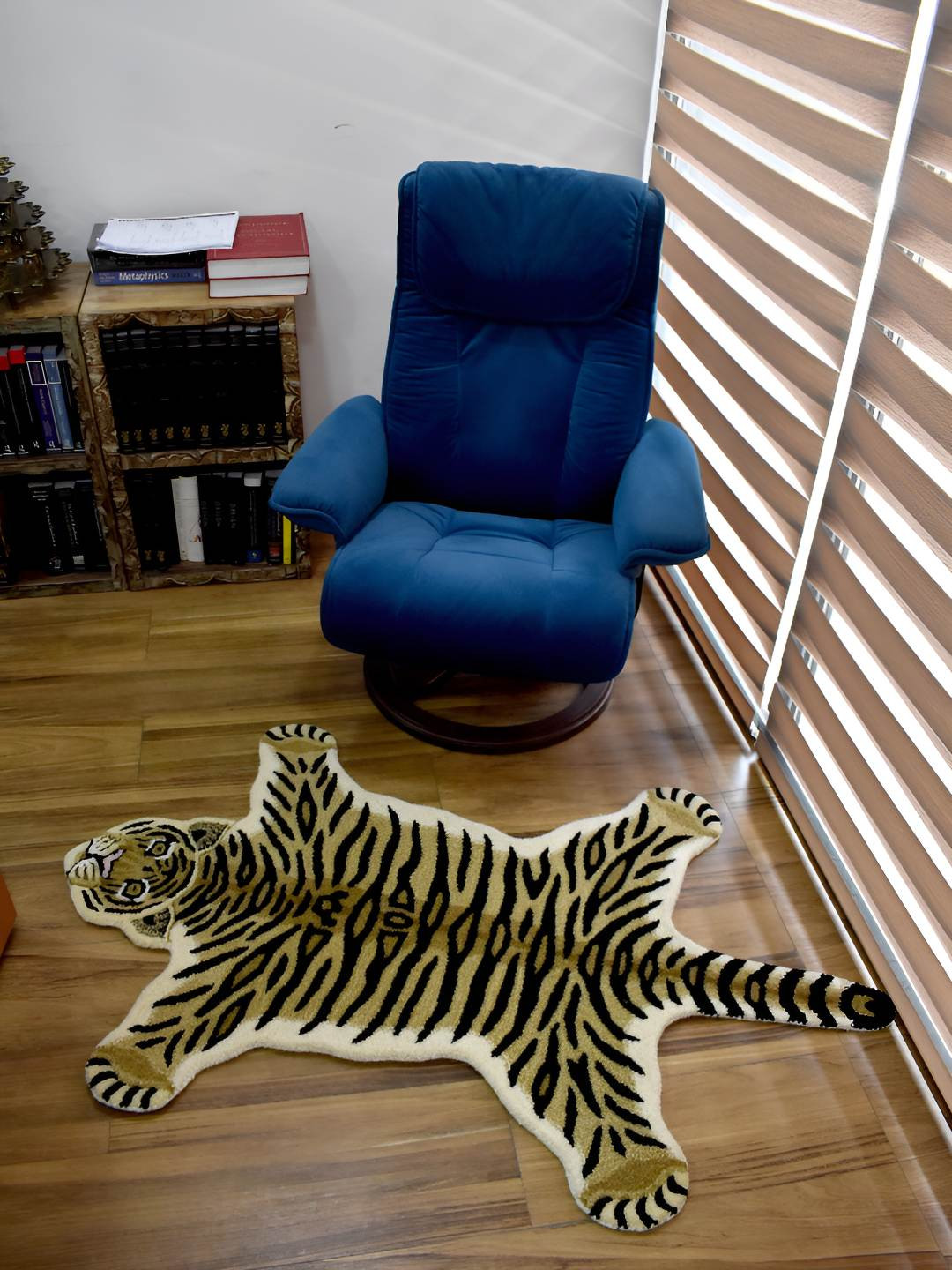 Exotic India Pure Wool Tiger Yogic Asana Mat