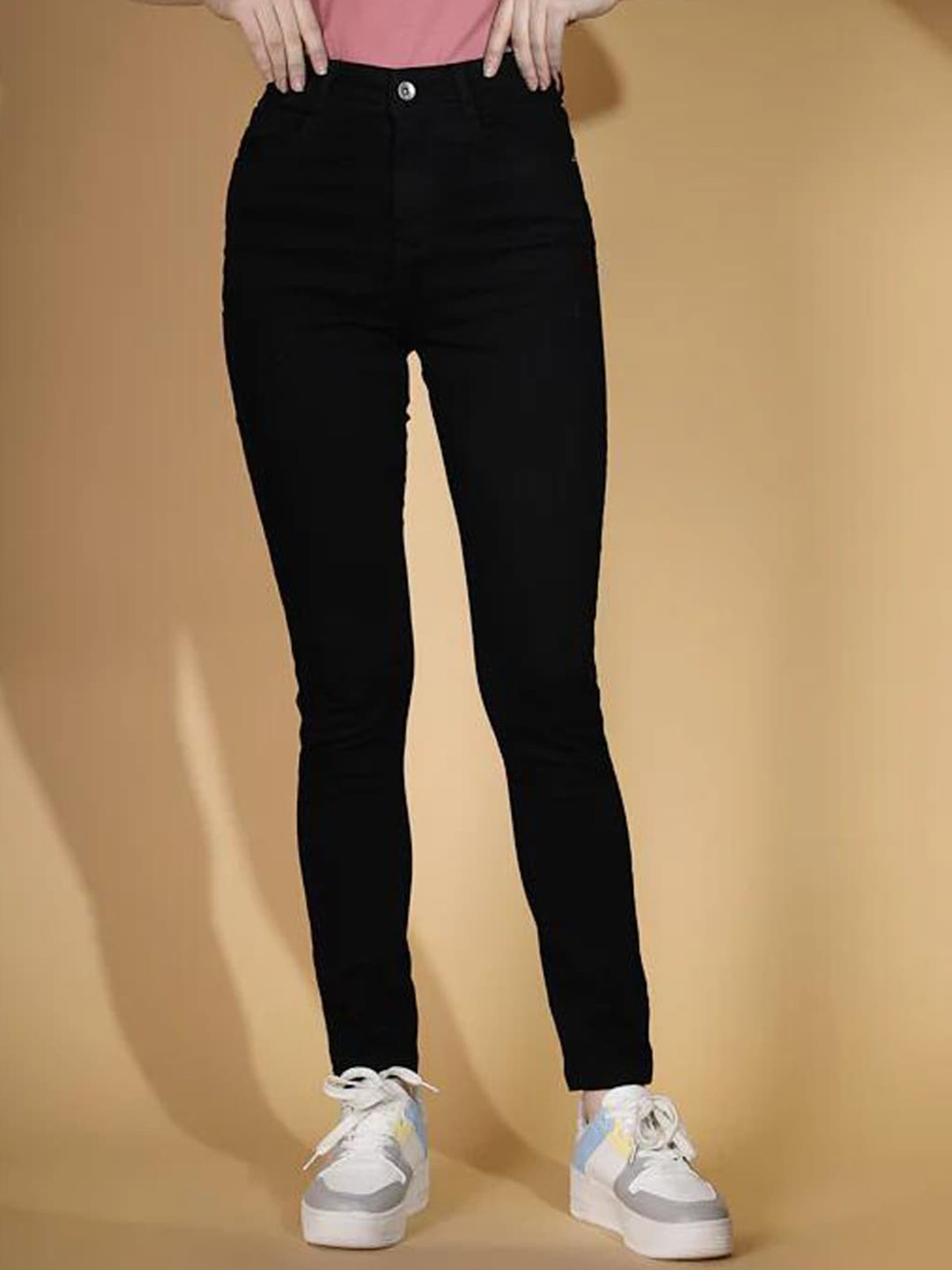 Global Republic Women Comfort Slim Fit High-Rise Stretchable Jeans