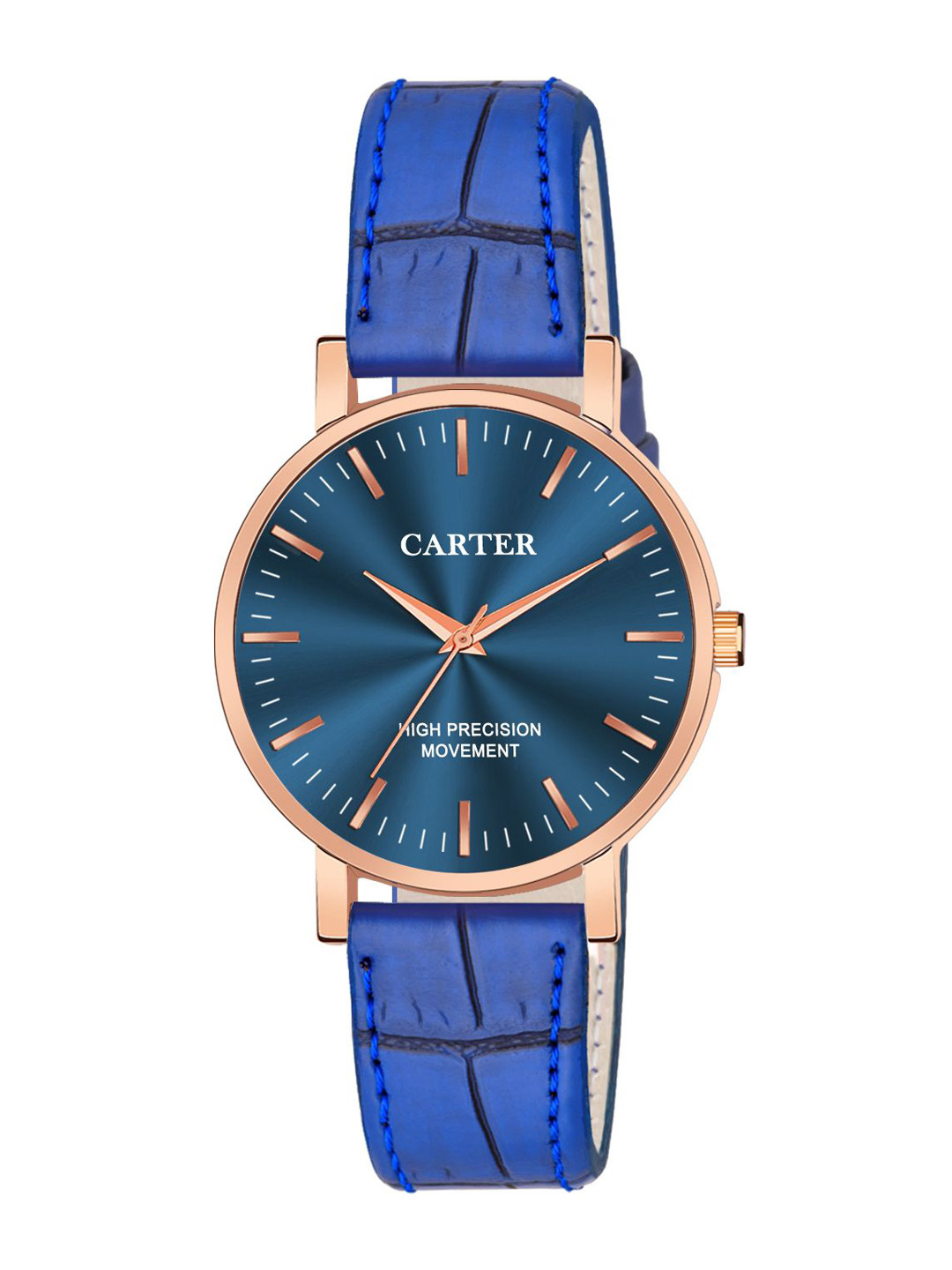 Sandy D Carter Women Dial & Leather Straps Analogue Watch SDC24-112L-BL
