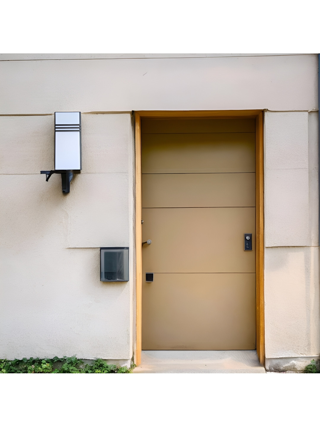 DENICRAAS White Gate Outdoor Lamp