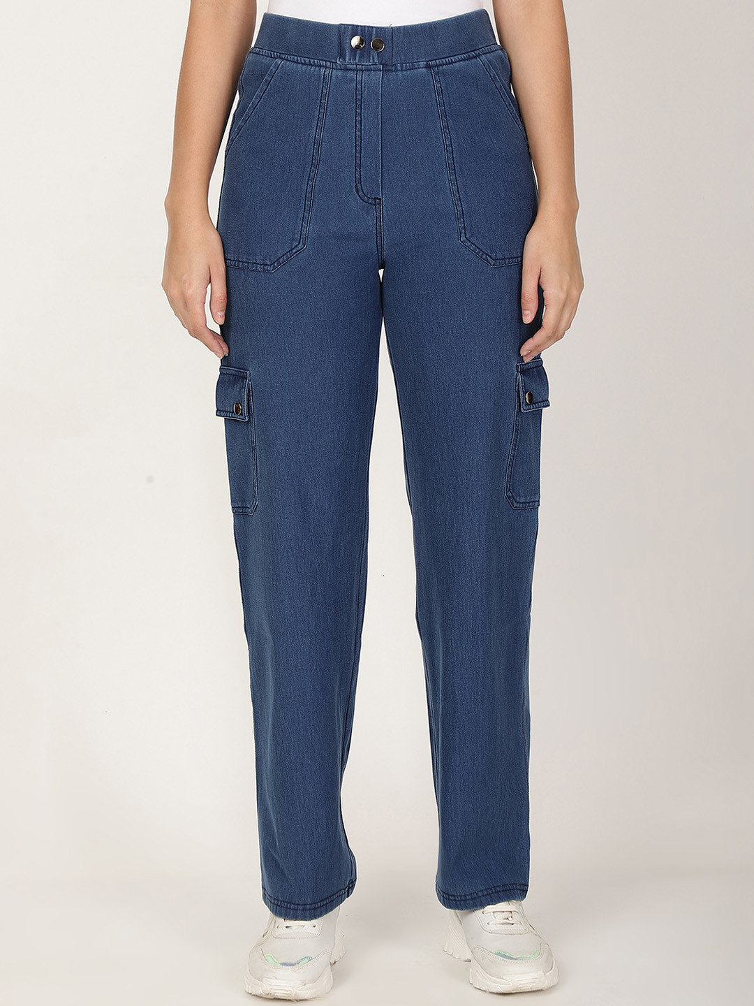 FUTURO Women Relaxed Straight Leg Trousers