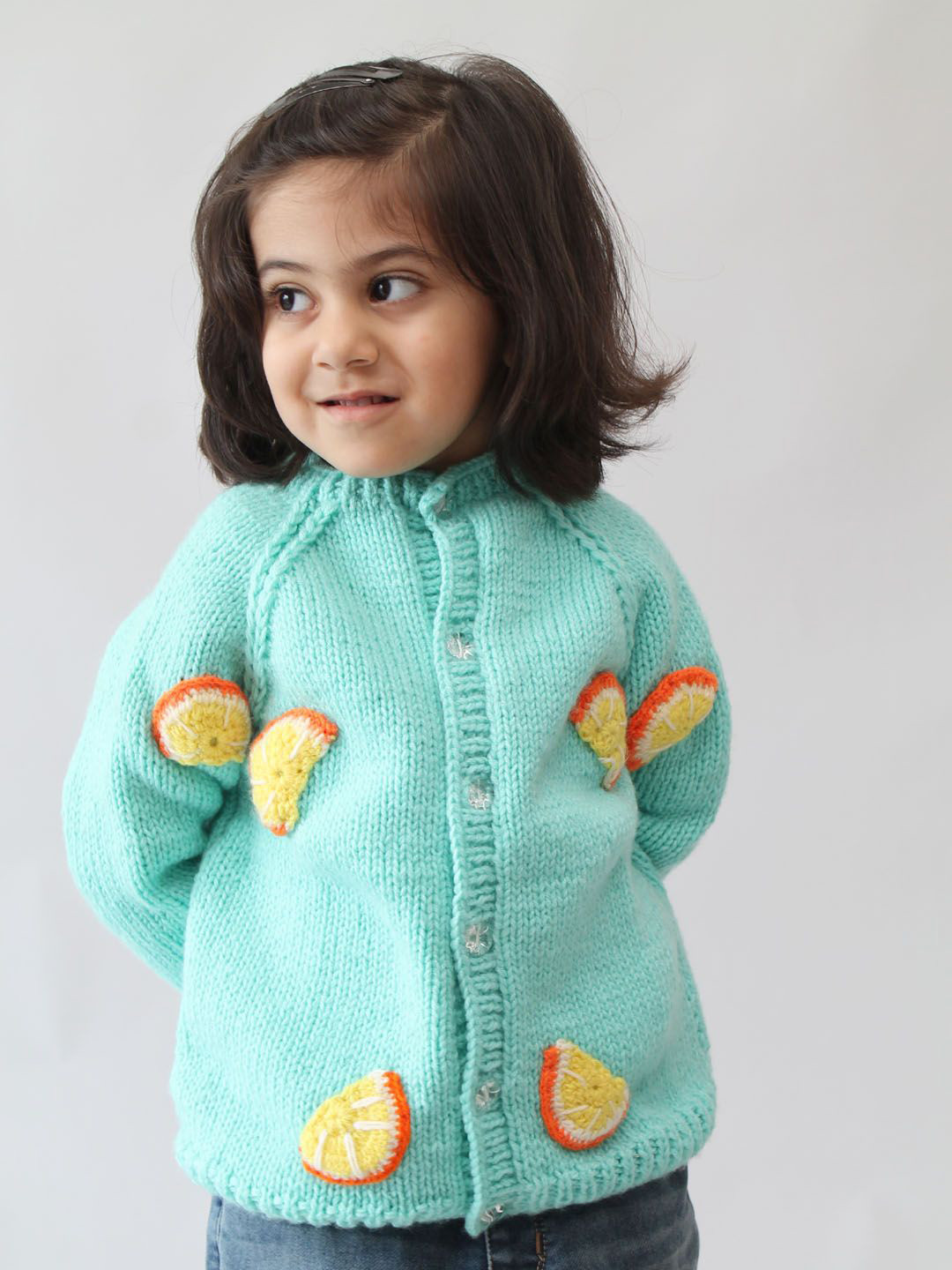 Woonie Boys Cable Knit Cardigan Sweaters