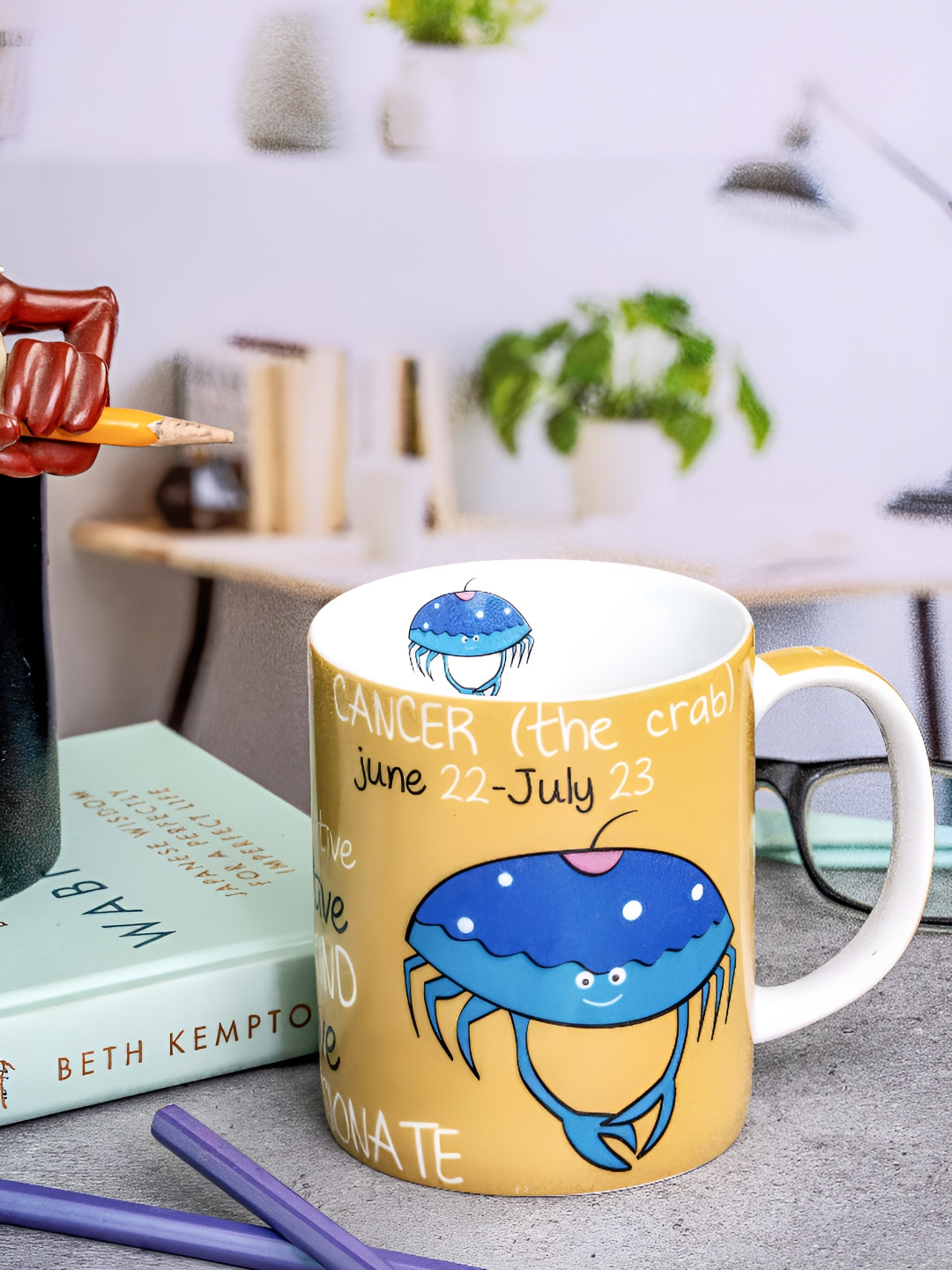 GOODHOMES Happy Teachers Day White Typography Porcelain Microwave Safe Mug-350ml