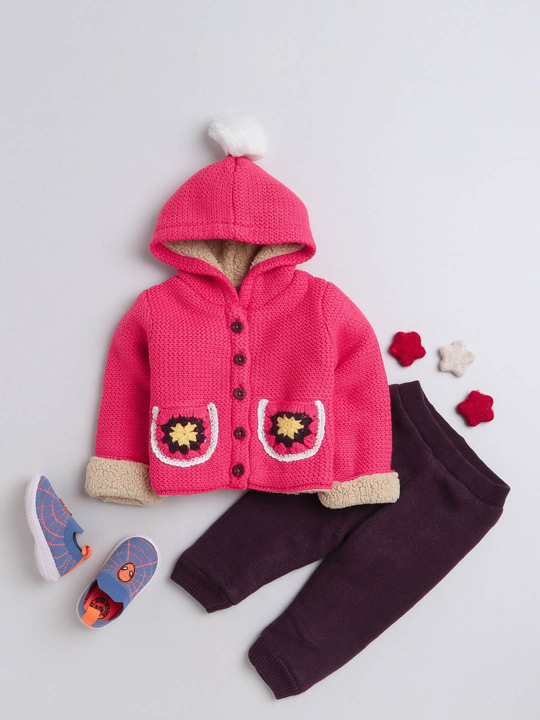 Yellow Apple Kids Sweater & Trousers