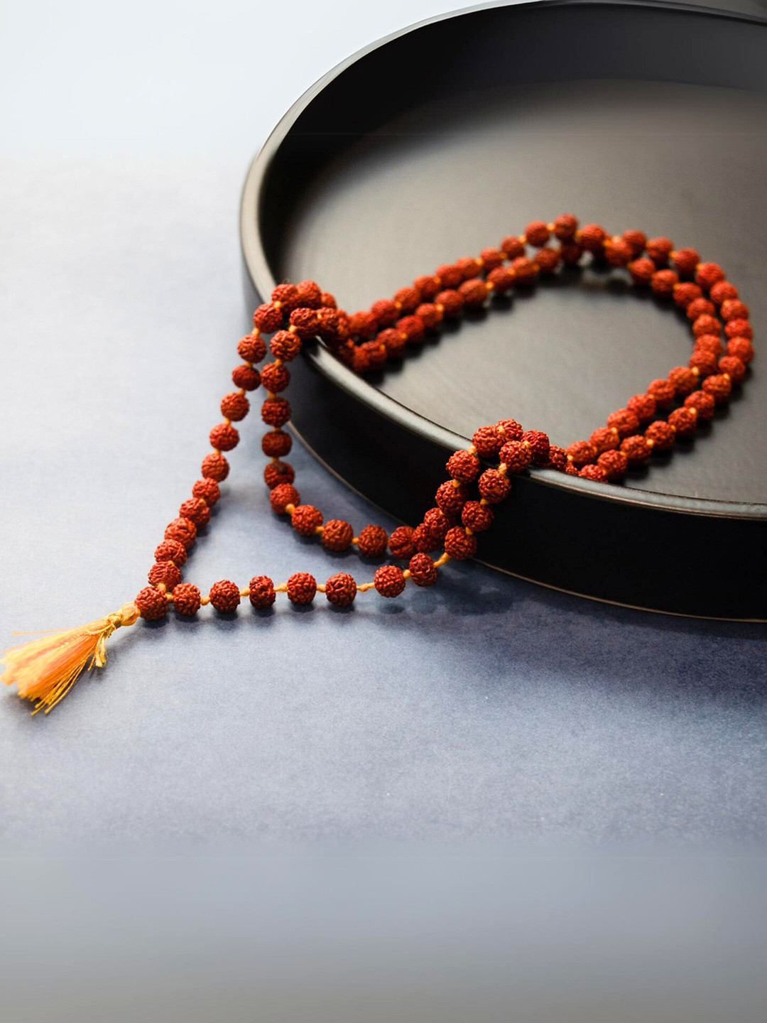 Japam Brown Rudraksha Mala - 108+1 Beads