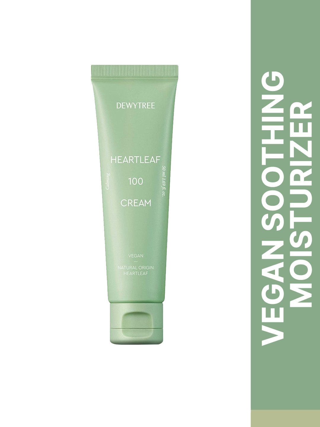 Dewytree Heartleaf 100 Vegan Soothing Cream with Hyaluronic Acid - 50 ml