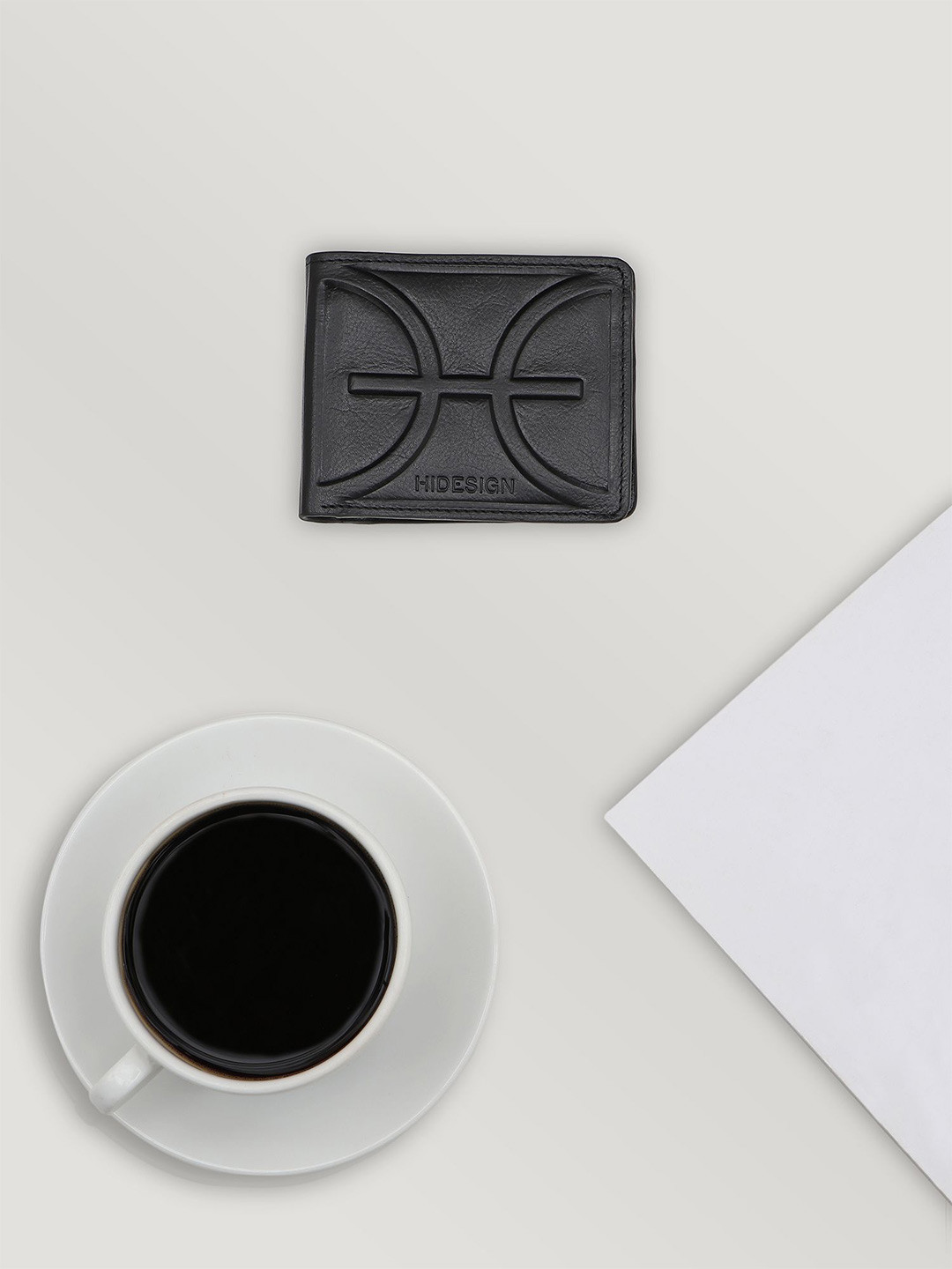 Hidesign Men Timbuktoo W2 Brand Logo Textured Leather Two Fold Wallet