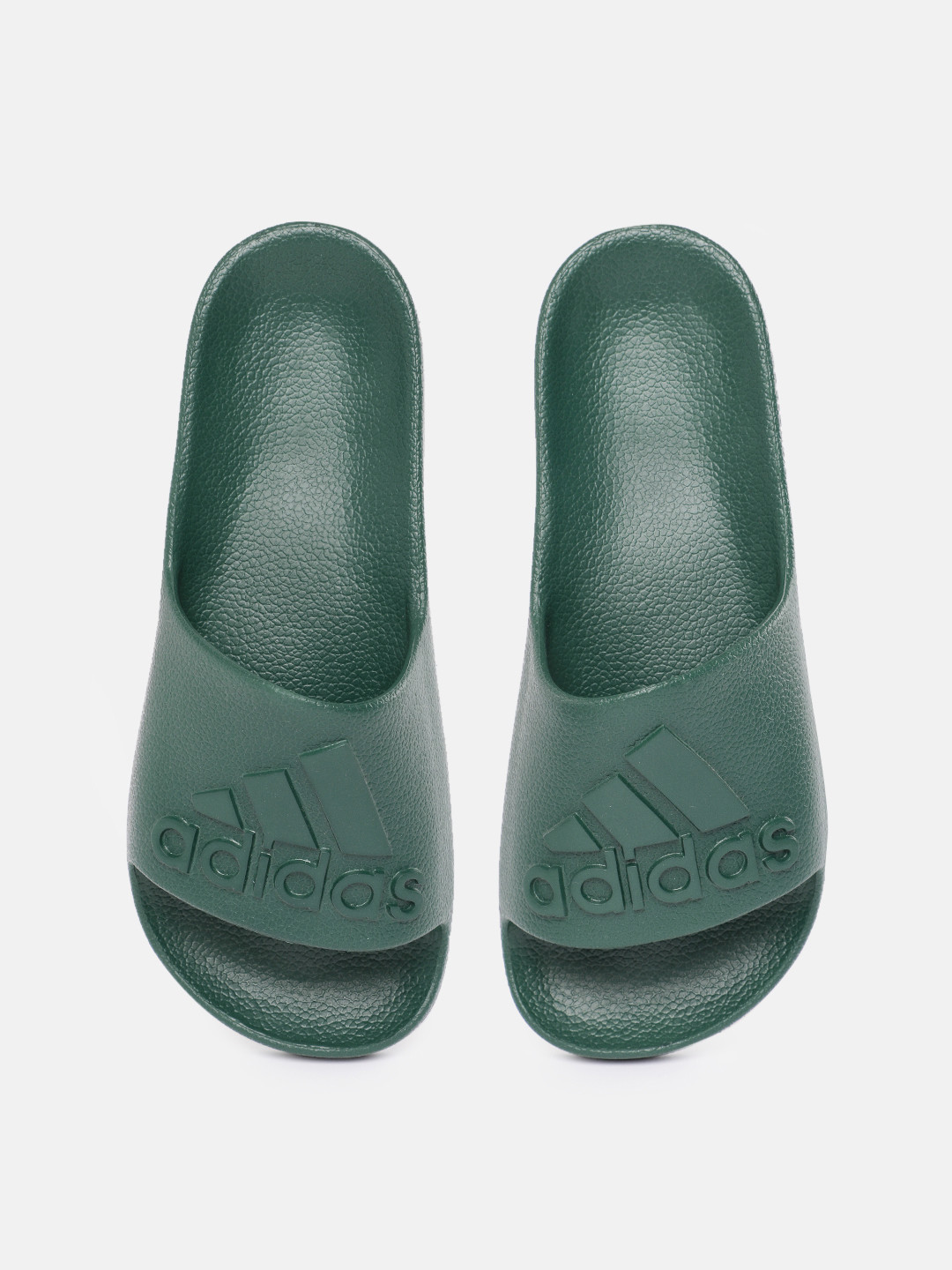 ADIDAS Unisex Aquo Slip On Embossed Brand Logo Sliders