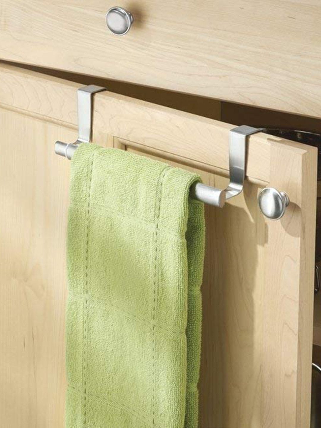 Filox Stainless Steel Metallic Finish Classic Bathroom Towel Holder