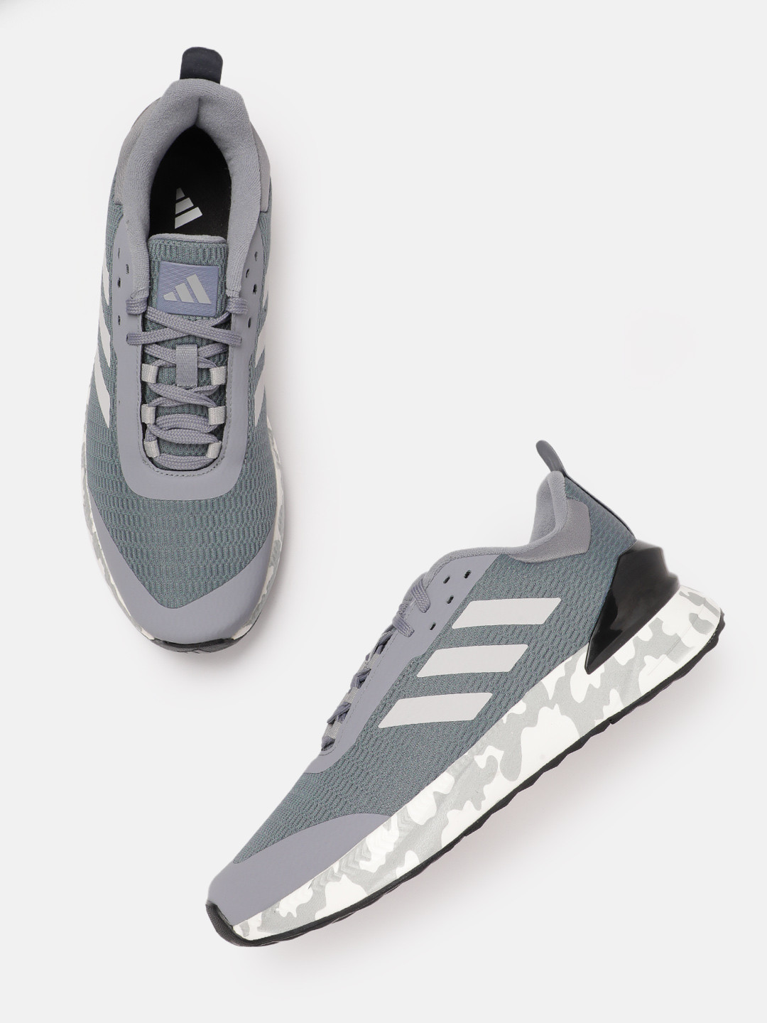 ADIDAS Men Woven Design Lightrun Edge Force Running Shoes