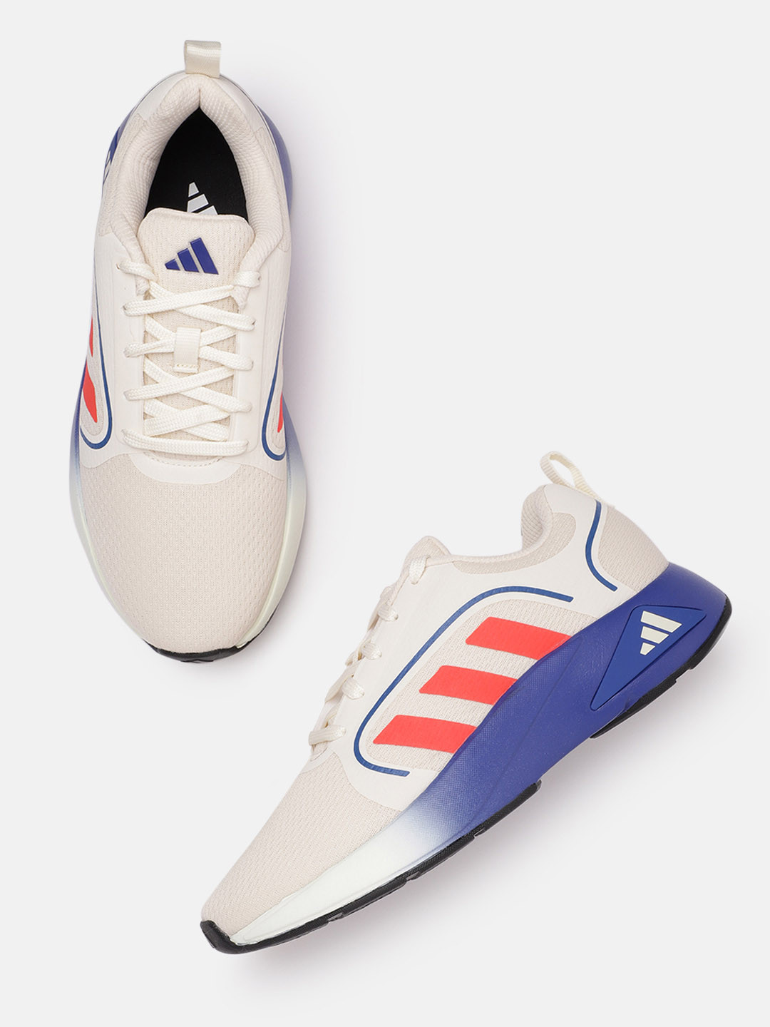 ADIDAS Men Woven Design Quezt Run Shoes