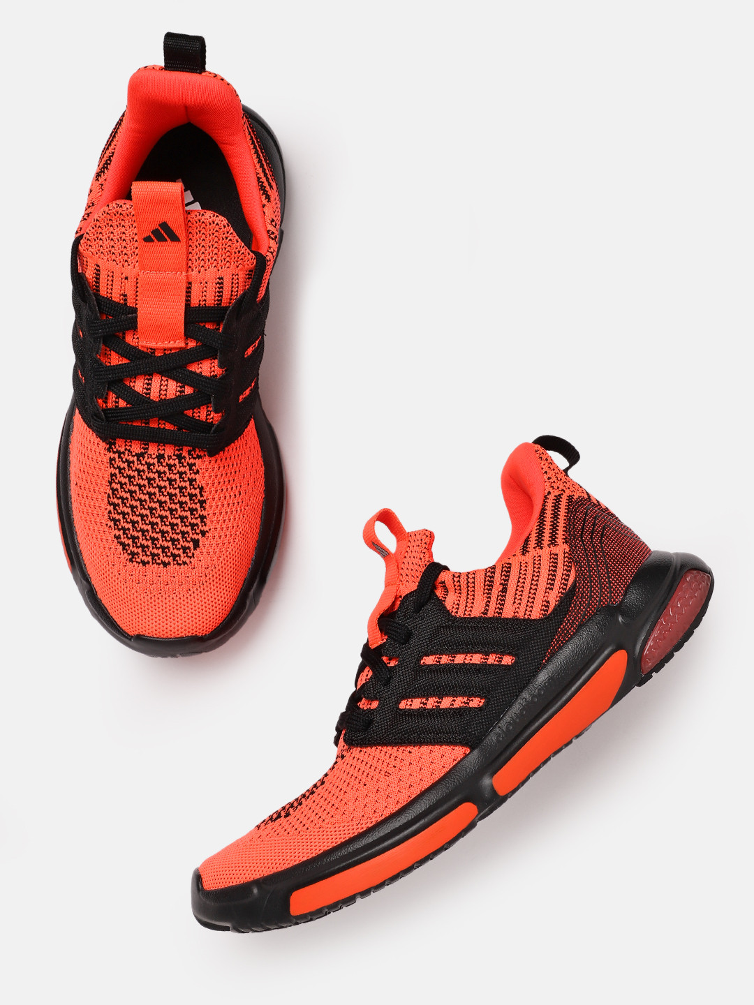 ADIDAS Men Woven Design Track-Tech Running Shoes