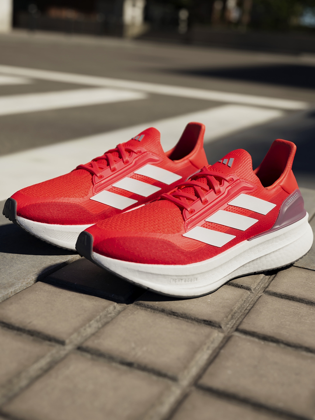 Adidas mens red running shoes new arrivals