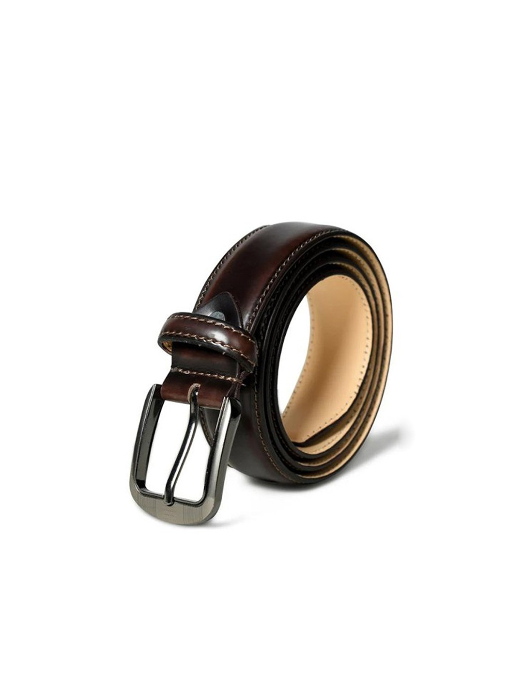MaheTri Eclipse Dark Brown Leather Belt