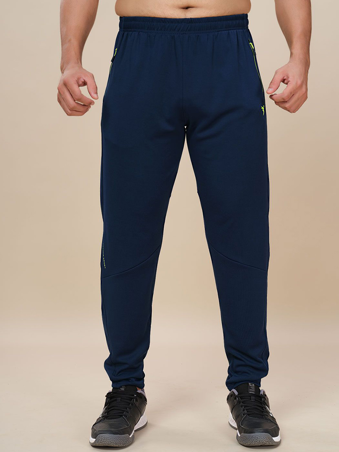 Technosport Men Plus Size Rapid Dry Slim Fit Track Pants