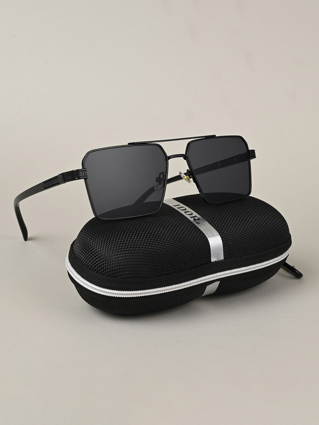 IDOR Unisex Square Sunglasses with UV Protected Lens