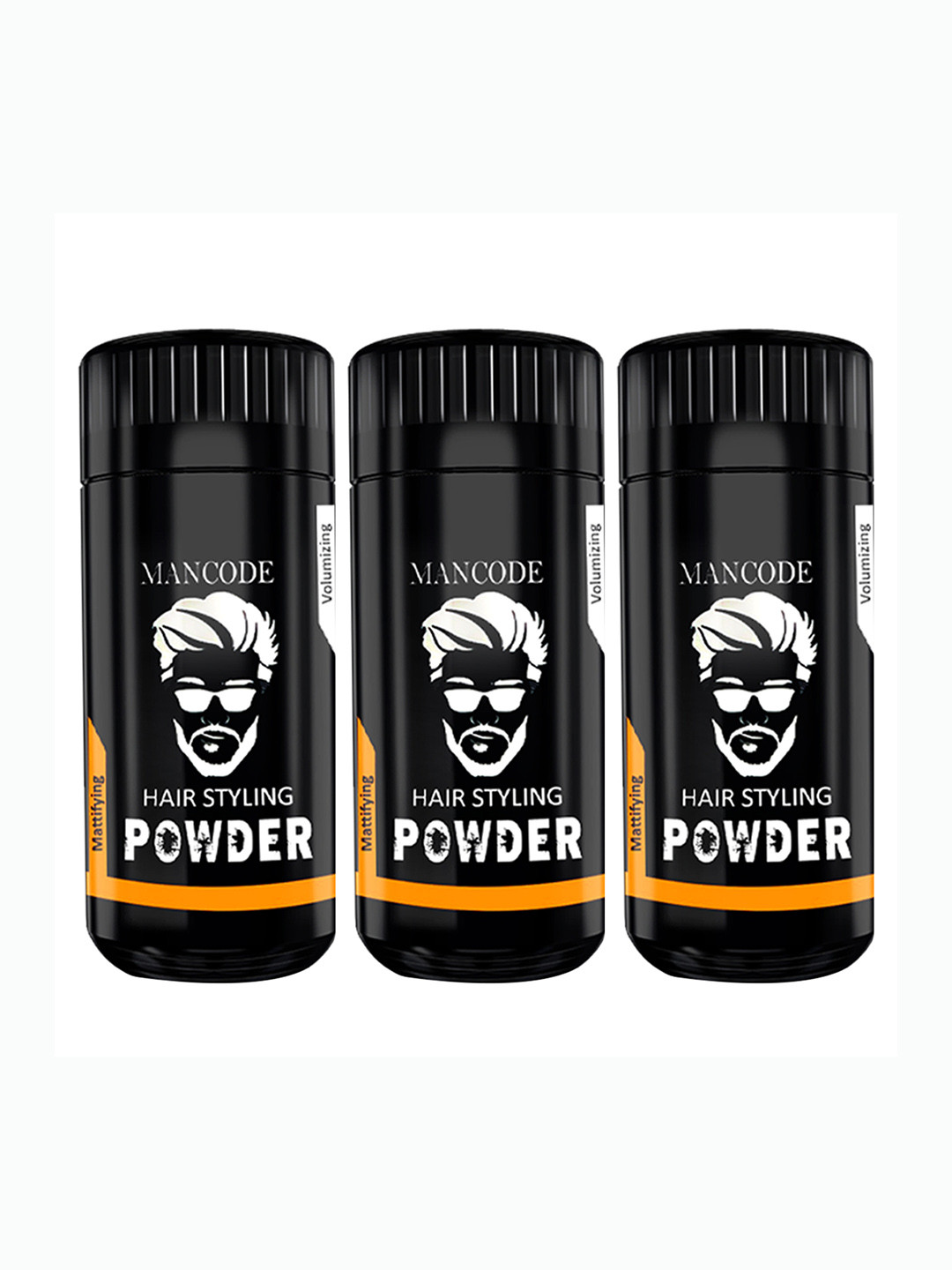 MANCODE Set Of 3 Hair Styling Powder - 20 gm Each