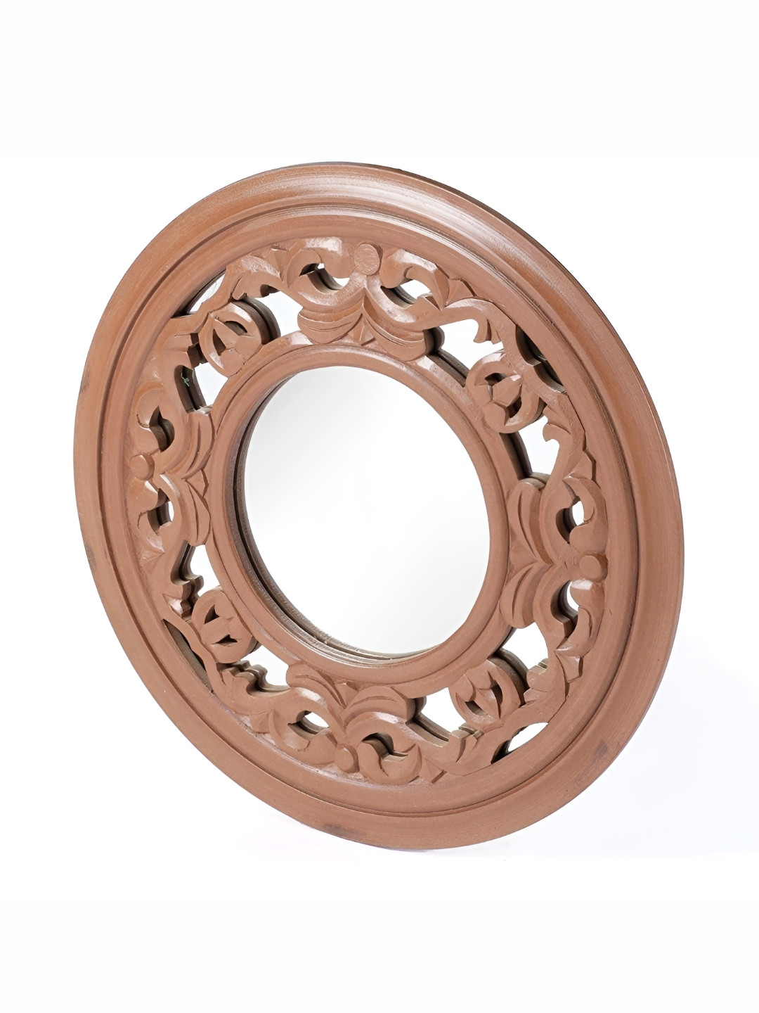 VAS collection home Self Design Wood Wall Mirror