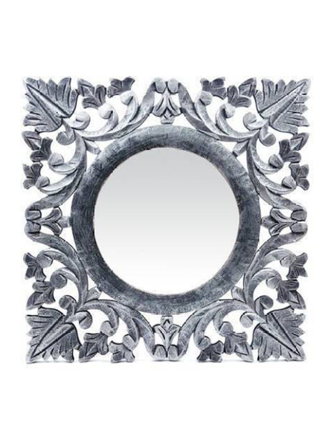 VAS collection home Grey Wood Square Wall Mirrors