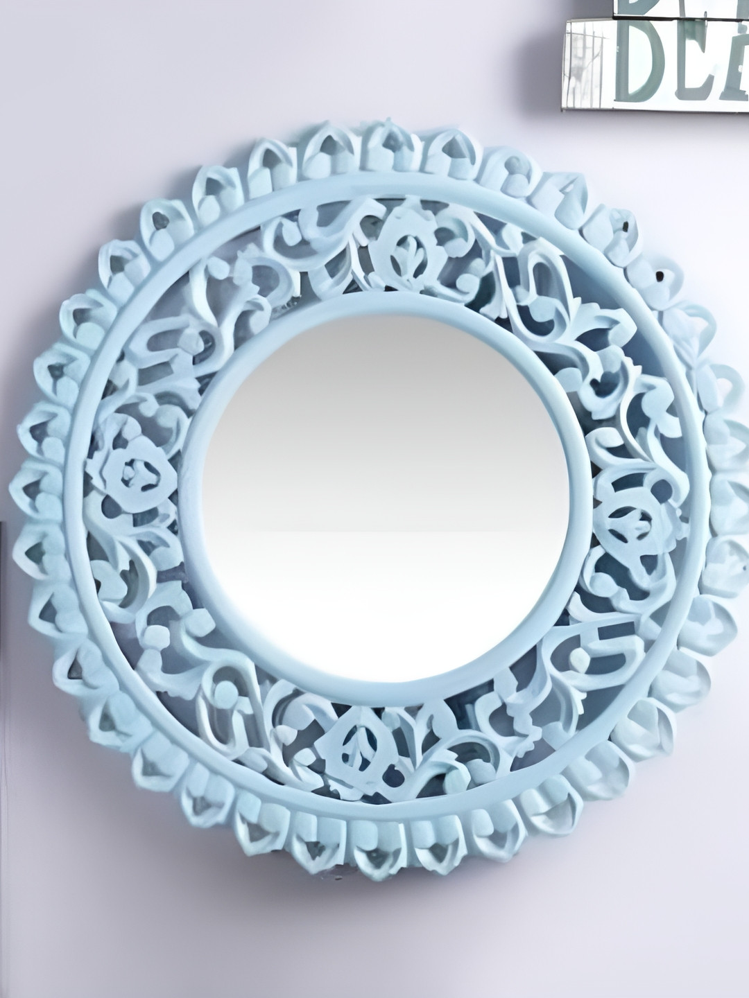 VAS collection home Patterned Wooden Wall Mirror