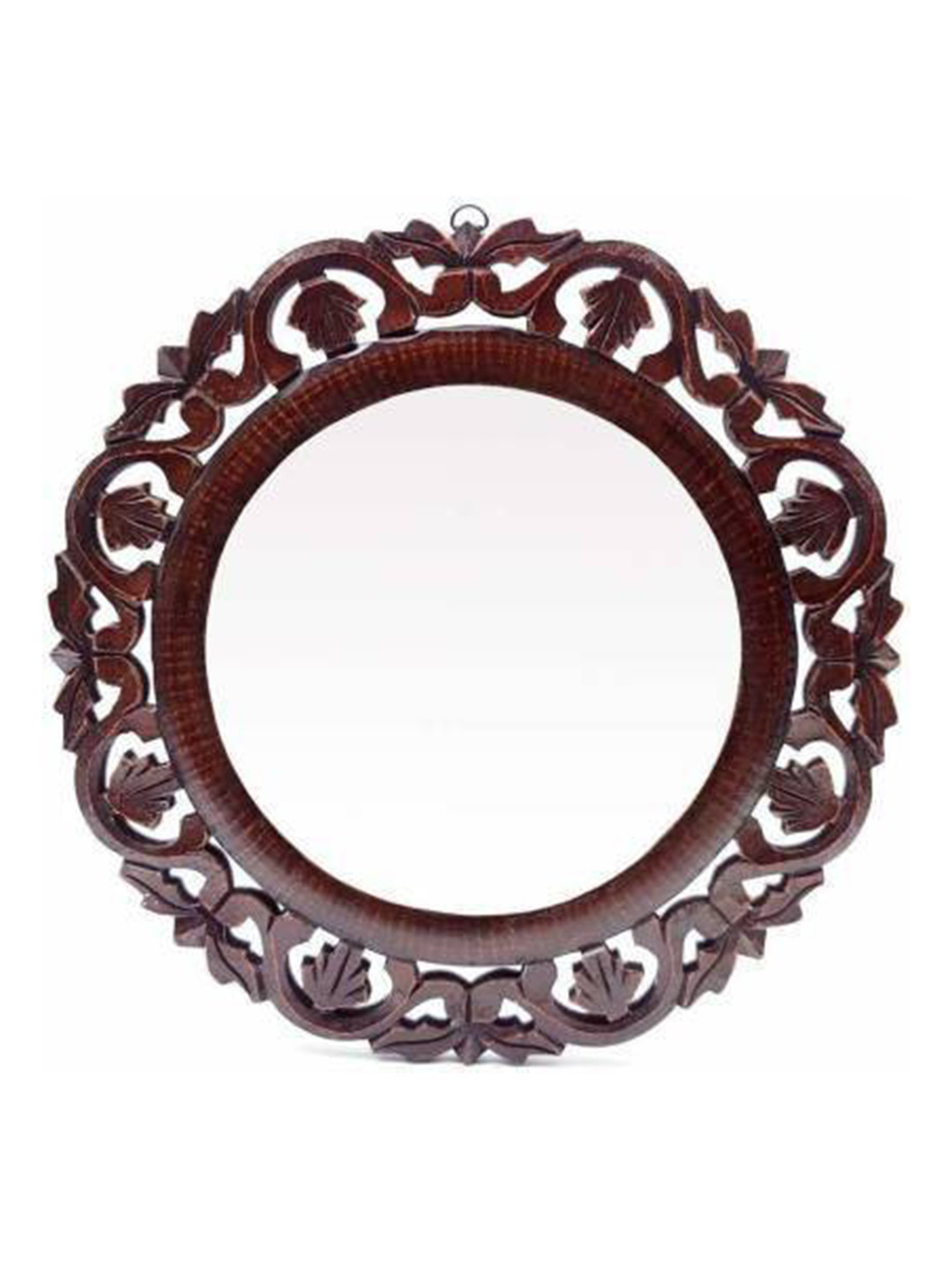 VAS collection home Wall Textured Wooden Mirror Frame