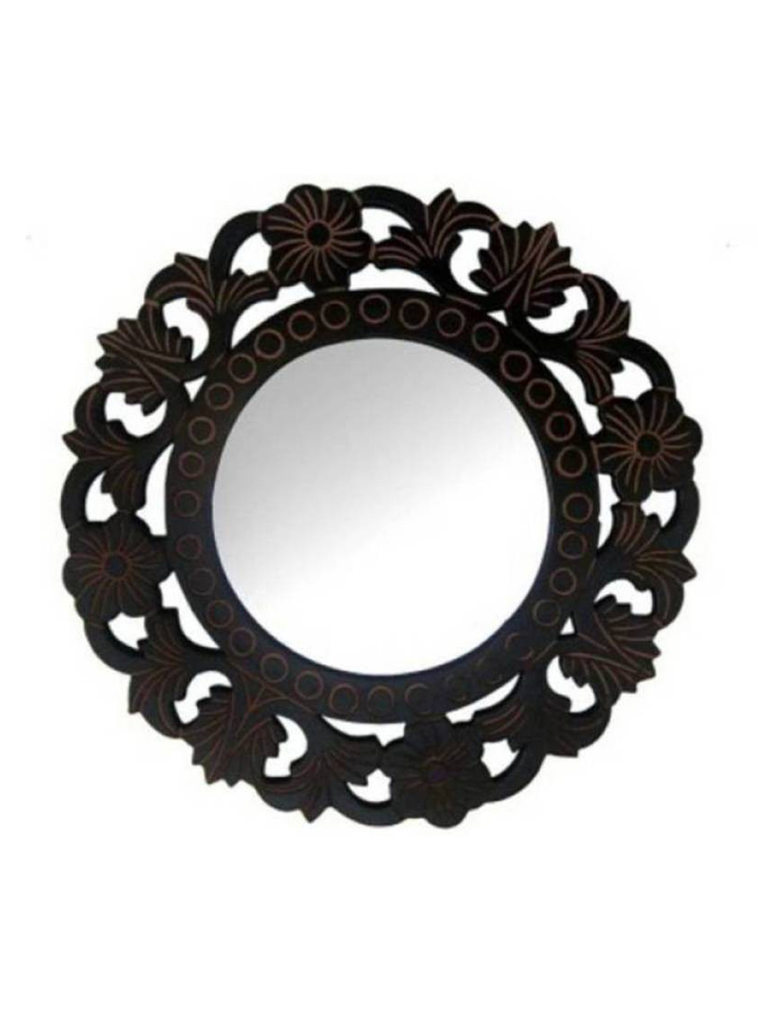 VAS collection home Black Wooden Mirror Frame