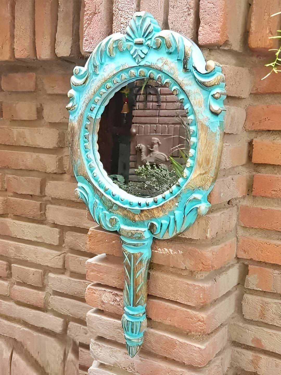 VAS collection home Ethnic Motifs Textured Wall Mirror