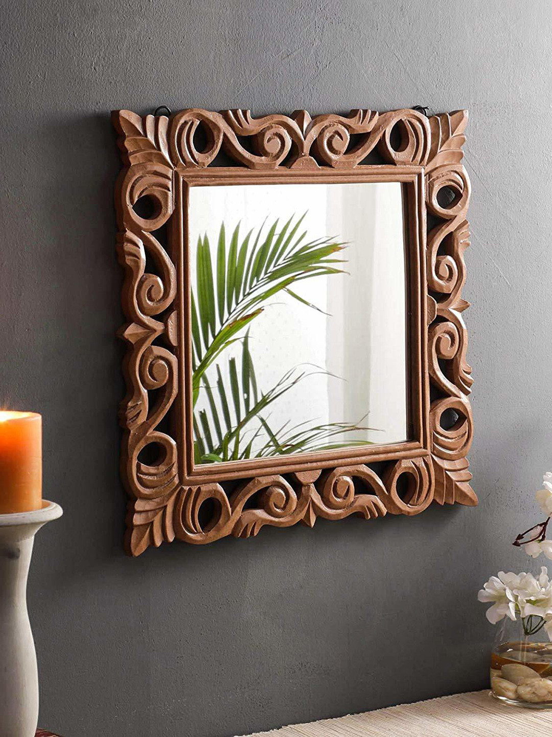 VAS collection home Textured Square Mirror