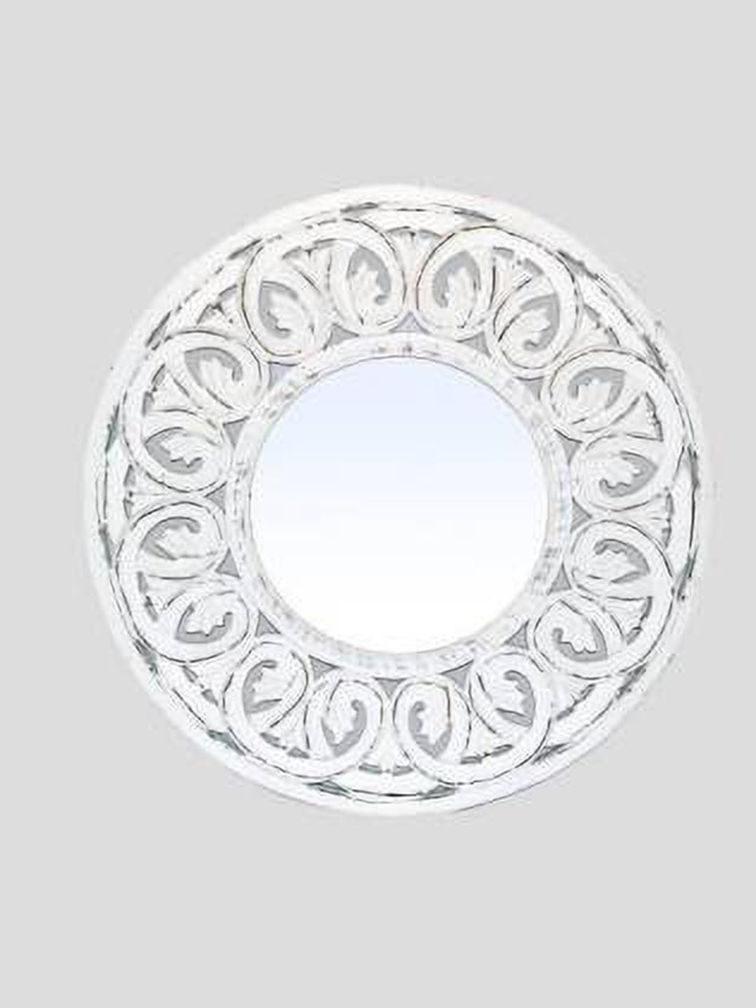 VAS collection home Self Design Wooden Decorative Wall Mirror