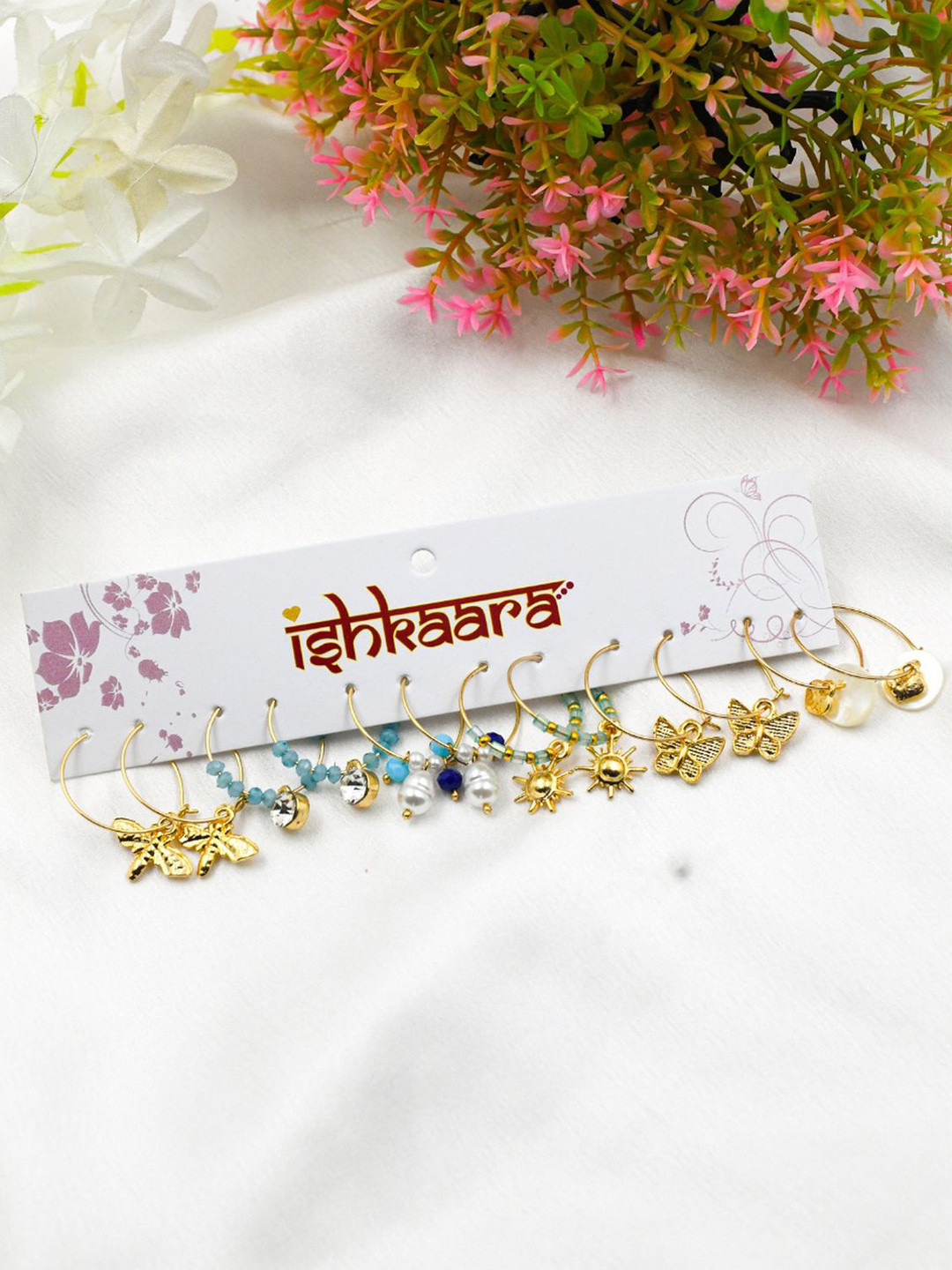 ISHKAARA Circular Hoop Earrings For Women