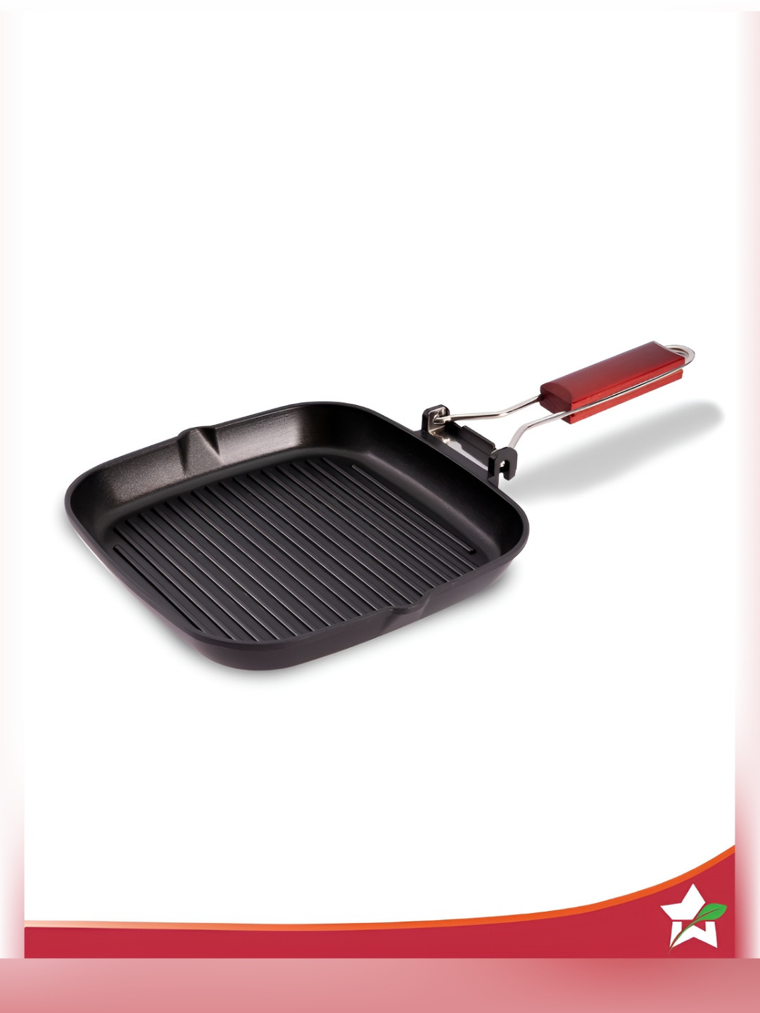 Wonderchef Black Caesar Nonstick Folding  Grill Pan 2.3L
