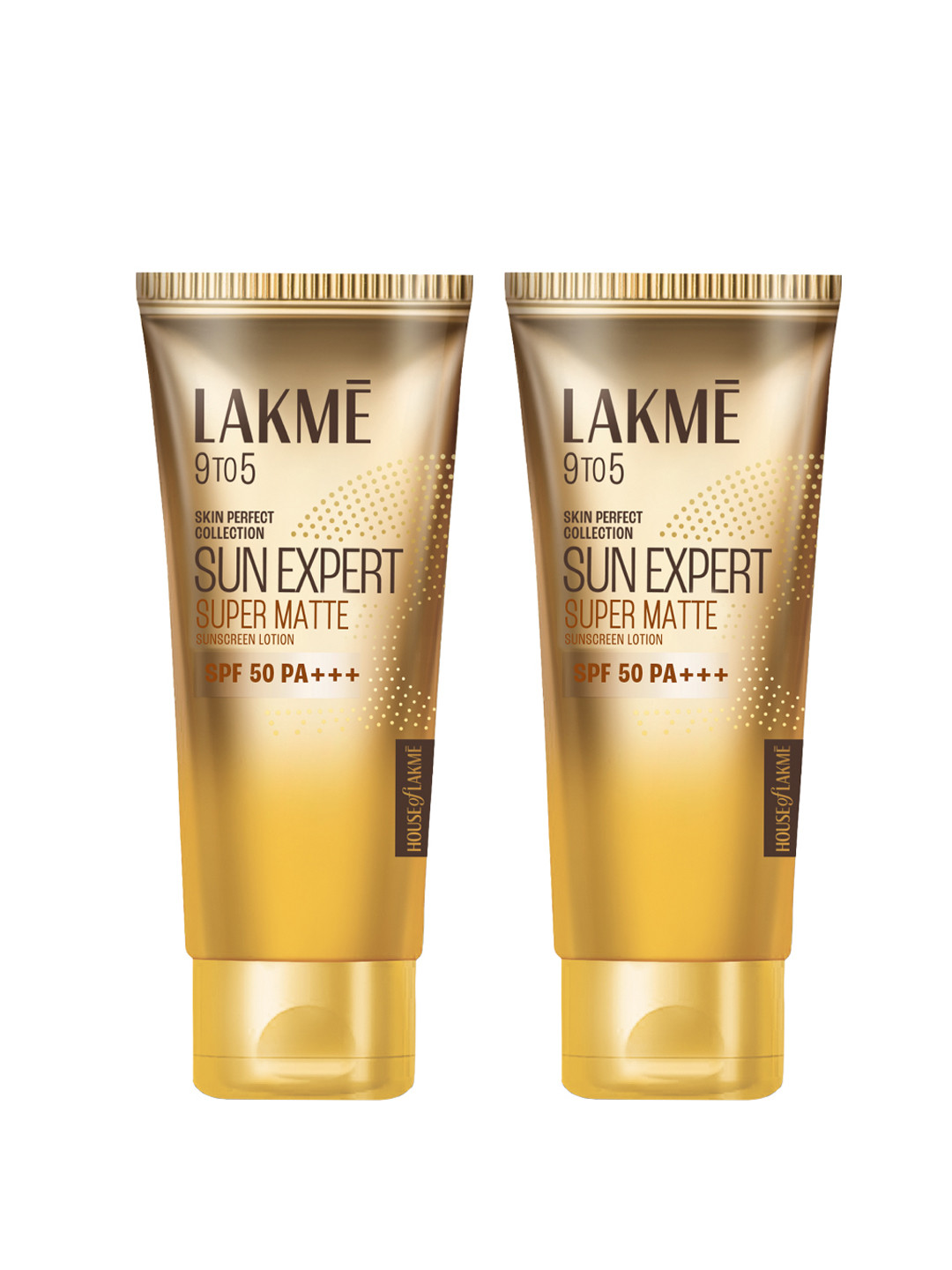 Lakme 9to5 Set of 2 Skin Perfection Collection Sun Expert Super Matte Sunscreen-50 ml Each