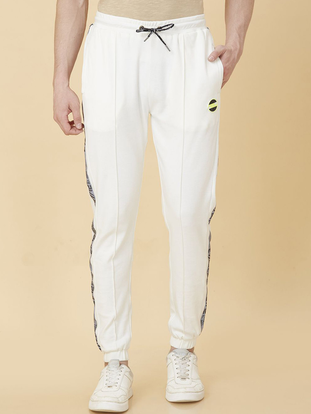 Being Human Men Mid Rise Drawstring Closure Joggers Track Pants