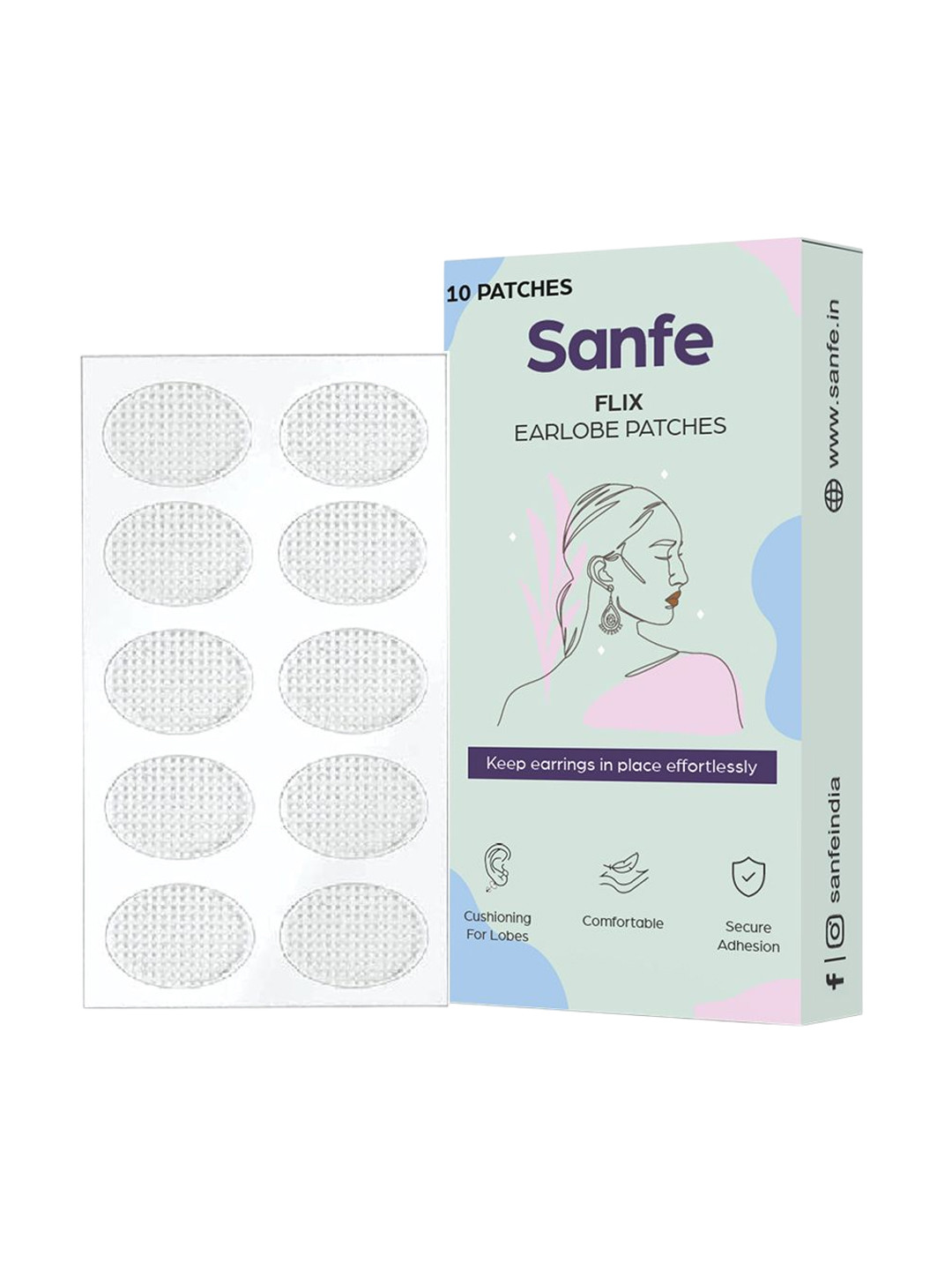 Sanfe Set Of 10 Ear Cuff Earrings