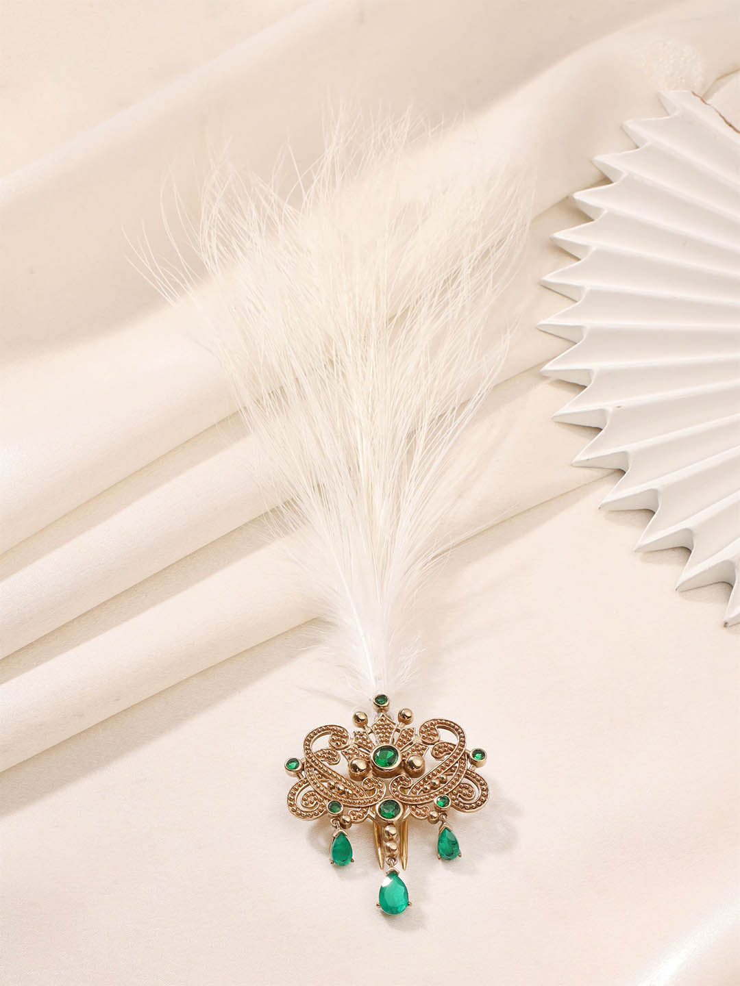 COSA NOSTRAA Gold-Plated Kalangi Head Jewellery