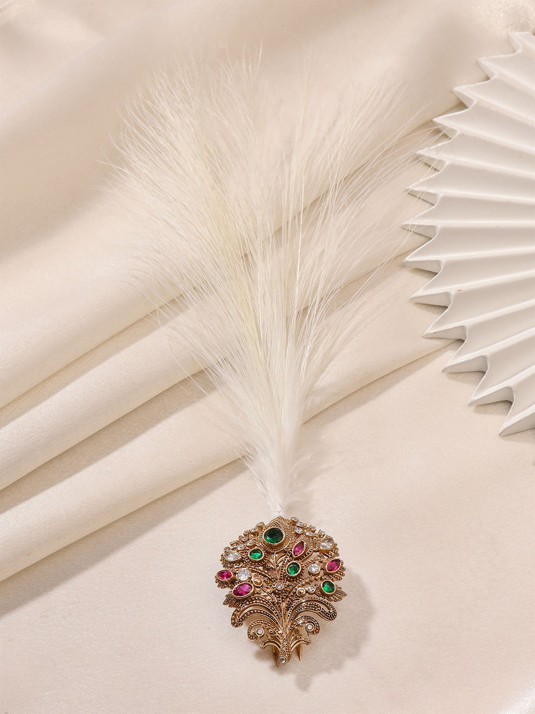 COSA NOSTRAA Gold-Plated Kalangi Head Jewellery