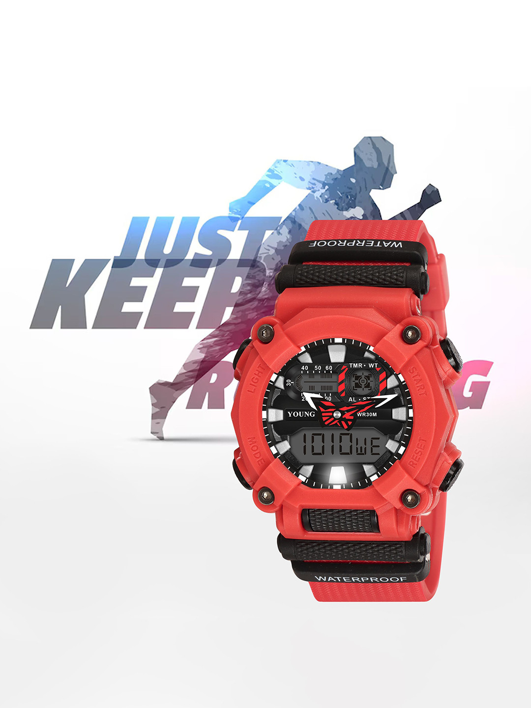 YOUNG MISSION Kids Analogue and Digital Watch KOOL KIDZ ANALOGUE DIGITAL