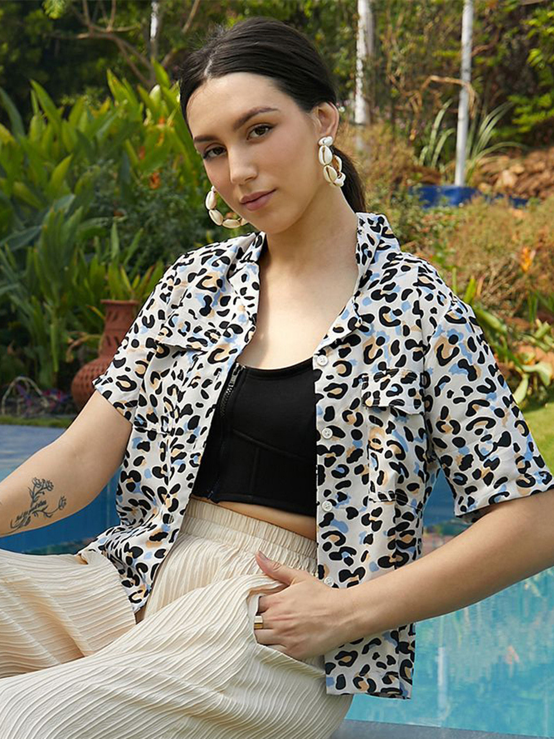 PINACOLADA Women Animal Opaque Printed Casual Shirt