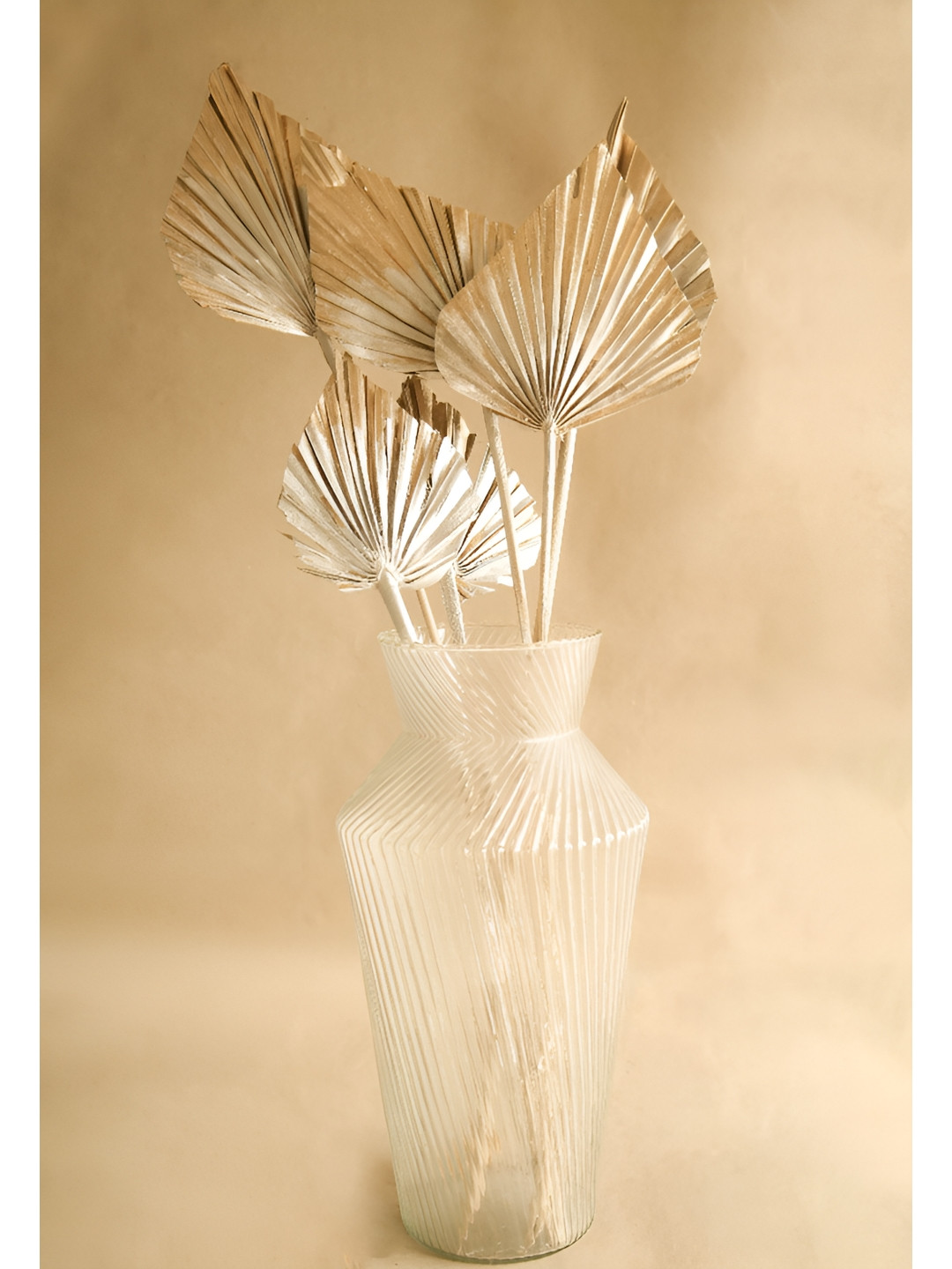 ArteCasa Gold-Toned 5 Pieces Palm Artificial Plant