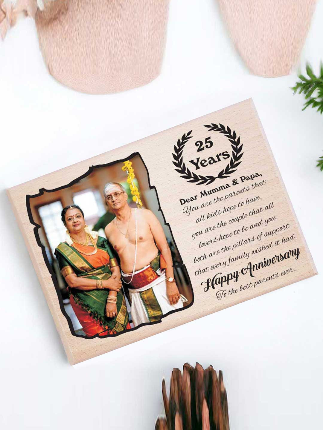 GFTBX Brown & Black 1 Pieces Wood Wall Photo Frames