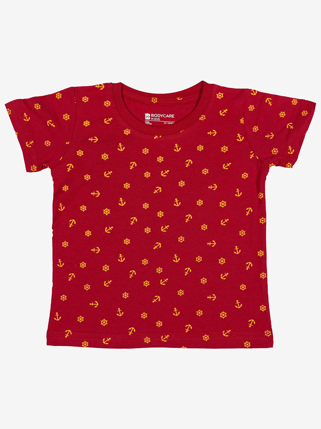 Bodycare Boys Conversational Printed Round Neck Nautical T-shirt