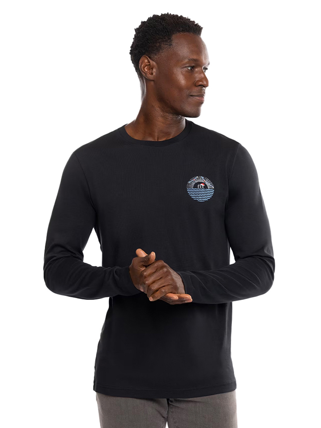 TRAVIS MATHEW Men Applique T-shirt