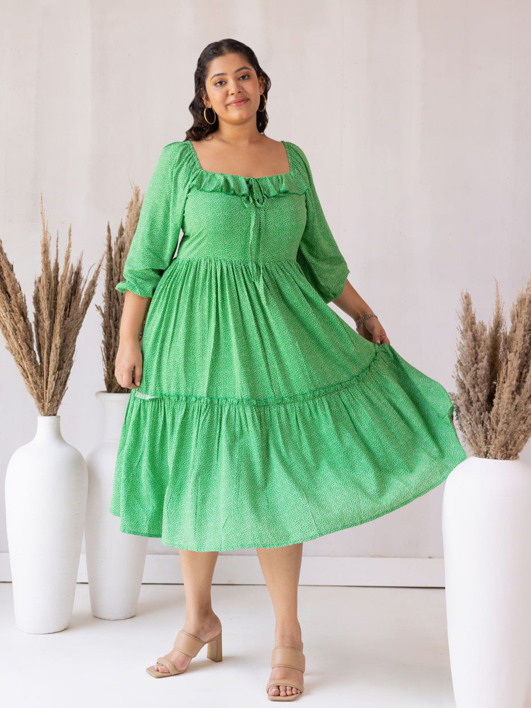 Polago Clothing Fit & Flare Mini Dress