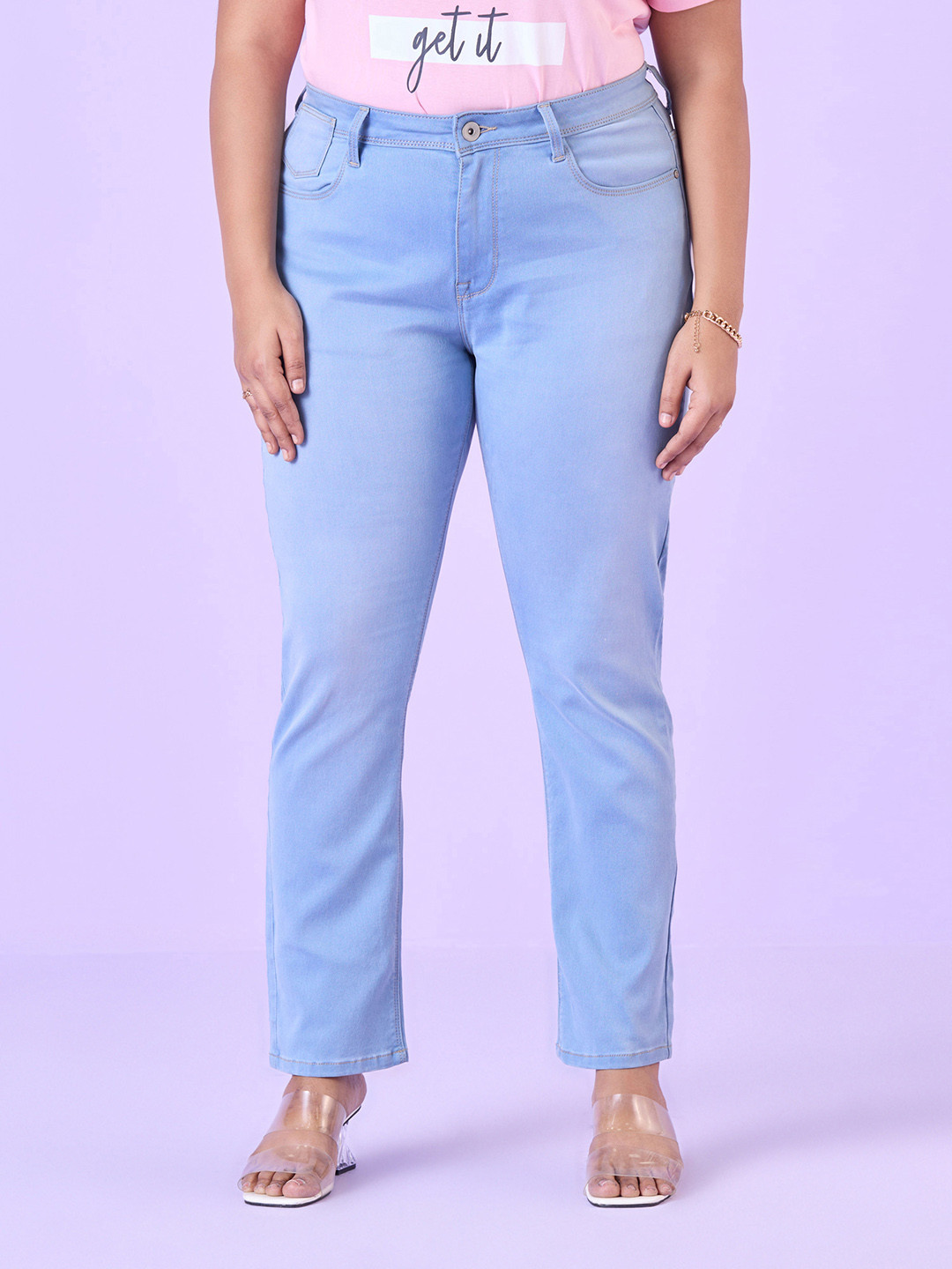 Big Hello - The Plus Life Women Skinny Fit Jeans