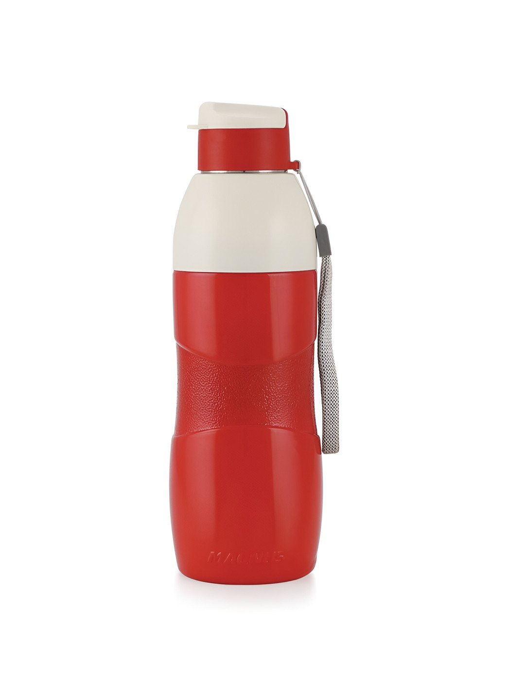 MAGNUS Quench 600 Red Colourblocked Plastic Spill Proof Water Bottle - 580ml