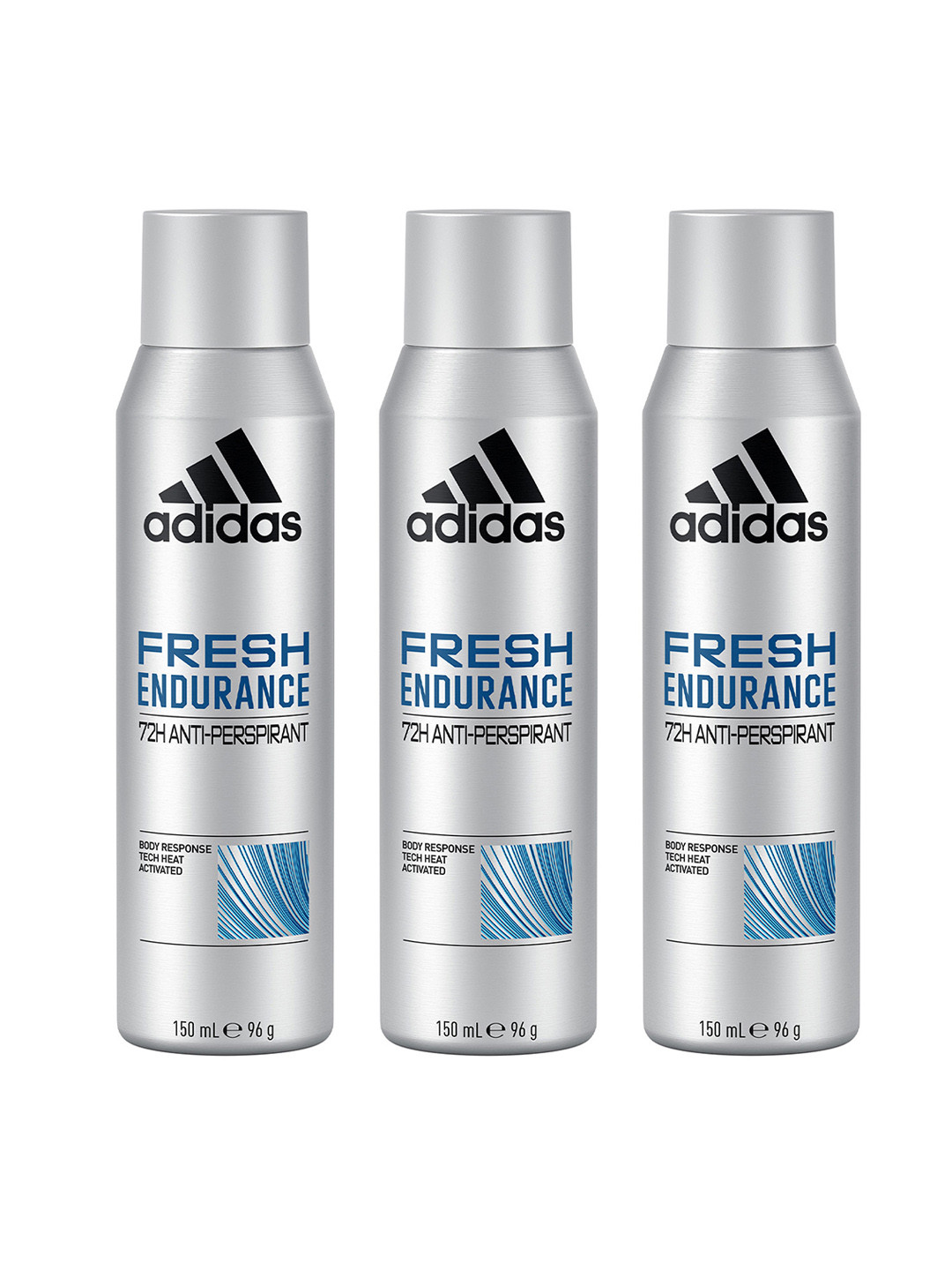 ADIDAS Men Set Of 3 Fresh Endurance 72H Anti-Perspirant Deodorants - 96g Each
