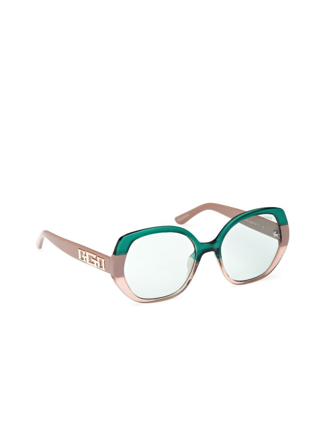 GUESS Women Oversized Sunglasses with UV Protected Lens GUS79115559NSG-Brown