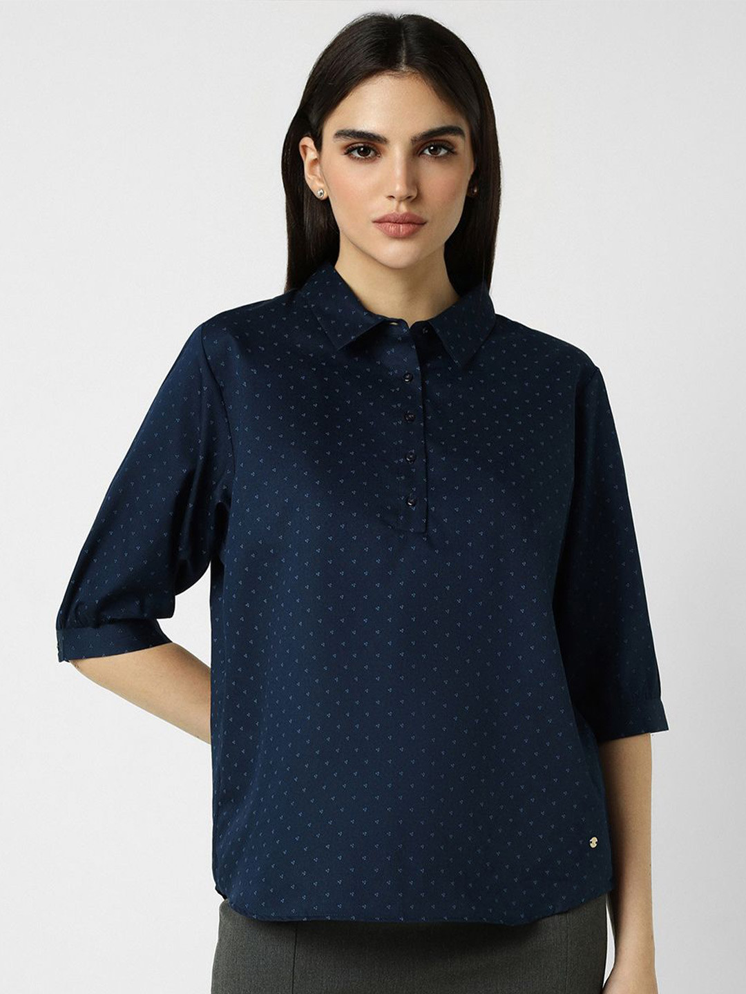 Van Heusen Woman Women Printed Formal Shirt